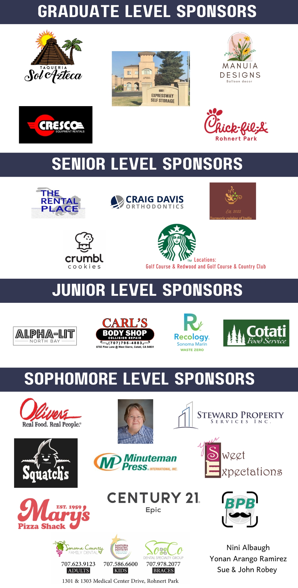 2023 Sponsors 2023 Sponsors